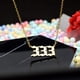 thumbnail image 4 of Collar Con Número De Ángel 111 - 999 Collar De Acero Inoxidable Collar Con Número De Oro Numerología Joyería Cateissary AP007130-01, 4 of 6