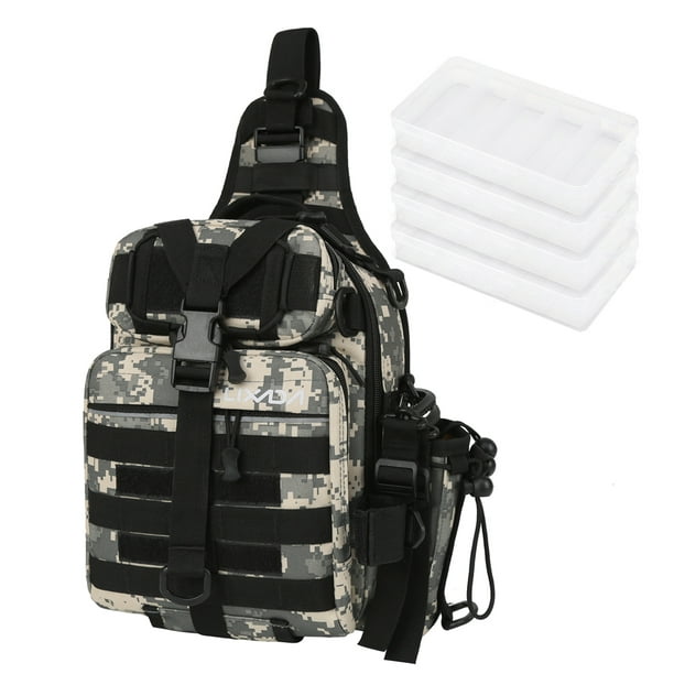 Fishing Tackle Storage Bag Shoulder Backpack Fishing Gear Bag