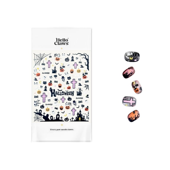 Hello Claws Cute Halloween Nail Deco Sticker, 1 Sheets Nail Sticker Pack