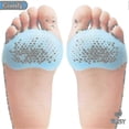 thumbnail image 2 of 2024 New Metatarsal Pads For Womend Men, 4pairs Ball Of Foot Cushions For Metatarsalgia Neuroma Mortons Neuroma Pads Atrophy Fast, 2 of 4