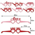thumbnail image 4 of TanSiDing Ensemble de Fournitures de Fête de la Saint-Valentin 12 Pcs, Décorations de Verres Roses en Forme de Cœur Romantique, Kit de Vaisselle Jetable pour Invités de 8-16 Ans, Accessoire Photo pour Banquet d'Anniversaire et de Fiançailles, 4 of 5