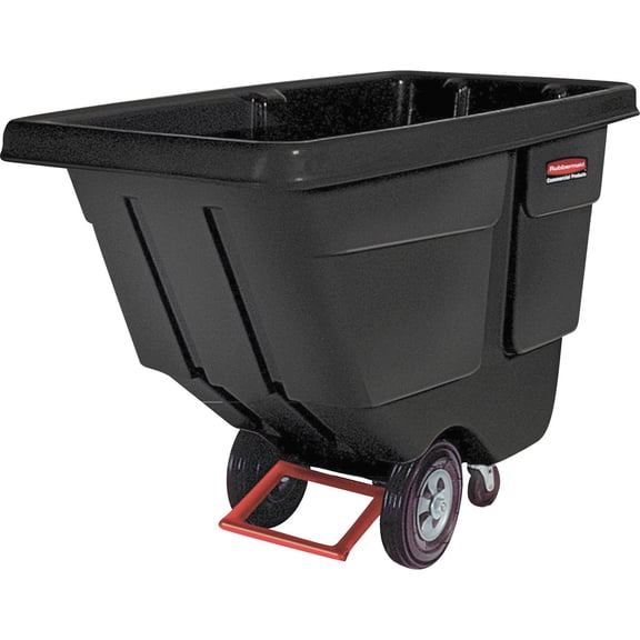 Rubbermaid Commercial Utility Duty Tilt Truck 33-1/2"x72-1/5"x43-4/5" Black 131400BK