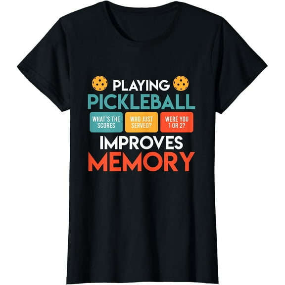 Playing Pickleball improves memory Pickleball T-Shirt