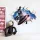 thumbnail image 3 of 3D Captain America Broken Wall Stickers Background Wall Stickers, 3 of 4