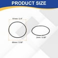 thumbnail image 2 of Uxcell 10pcs Nitrile Rubber O-Rings 65mm OD 61mm ID 2mm Width Metric Buna-N NBR Sealing Gasket Plumbing Sealing Repair O Rings for Car Auto Vehicle Repair Faucet Air Gas, 2 of 7
