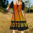 thumbnail image 5 of Motown Records - Logo Classic T-Shirt Dress prom dresses 2024 womens dress summer dresses for women 2024, 5 of 7