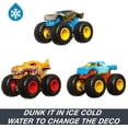 thumbnail image 2 of Toy Hot Wheels Monster Trucks Color Shifters, paquete de 3 unidades para niños, 2 of 6