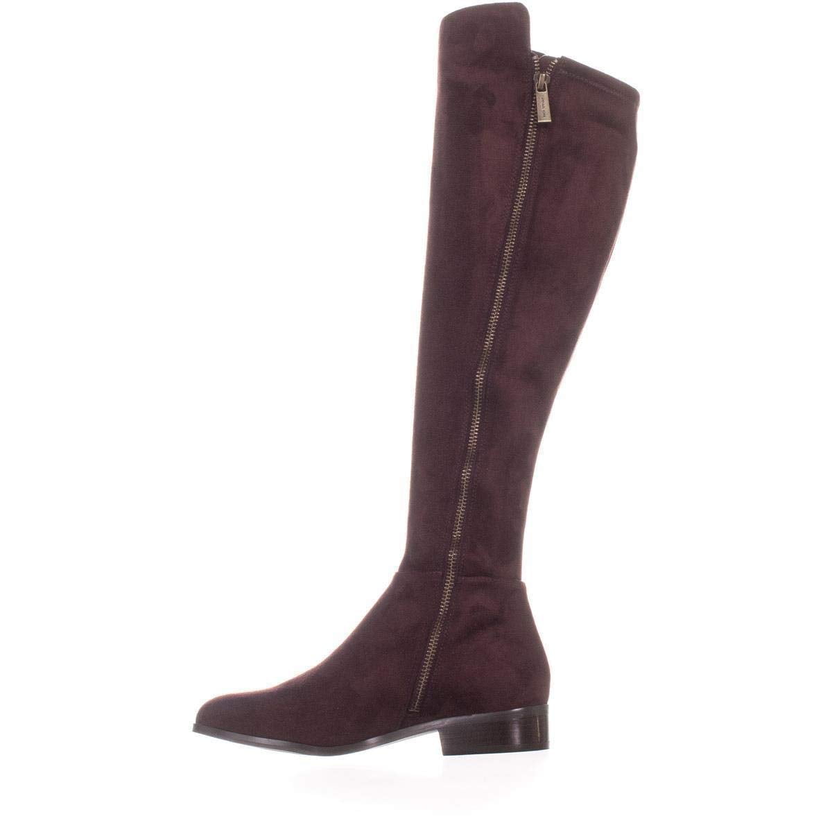 michael kors burgundy knee high boots