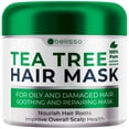 thumbnail image 1 of Mascarilla capilar con aceite de árbol de té - Tratamiento acondicionador profundo para todo tipo de cabello - Cuidado de hidratación intensa y reparación de humedad con proteínas para mujeres y hombr, 1 of 4