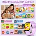 thumbnail image 5 of Kids Waterproof Smart Watch Gift for Girls Age 5-12, 32 Games HD Touchscreen Kids Watch with Dual Camera Video Music Player Pedometer Flashlight 12/24 hr Toys Birthday Gifts for Girls Ages 6 7 8 9, 5 of 9