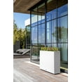 thumbnail image 2 of Veradek Block Series Jardinière en Plastique Moyenne à Portée - Blanc, 2 of 11