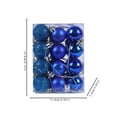 thumbnail image 2 of Nilvkv 24PCS Christmas Balls Decorations with Bright and Sparkling Powder Balls Plastic Christmas Colored Balls for Holiday Wedding Party Decoration, 2 of 5