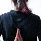 thumbnail image 2 of Sudadera Para Mujer Omen Yogawear Deportiva Gris Oxford Med, 2 of 3