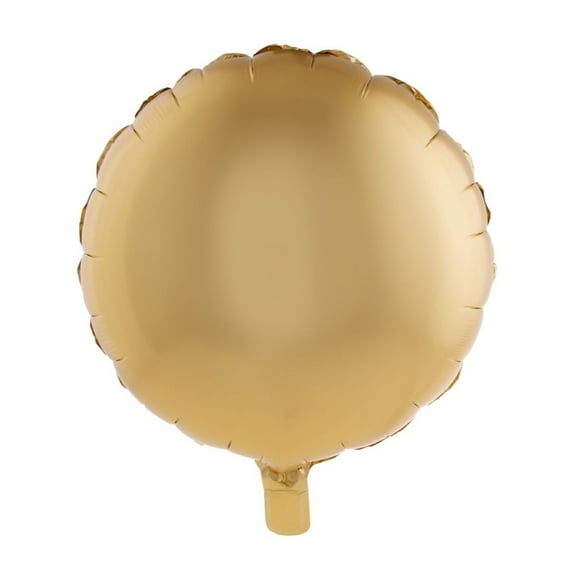 Balloon-Foil-Circle-18"x18"-Matte Gld