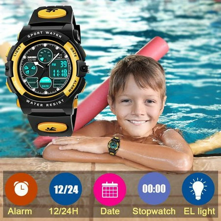 SKMEI Digital Wristwatch for Kids Boys Sports Watch for Kids Girls Birthday Christmas Gifts for 5 7 10 12 Year Old Boys Girls