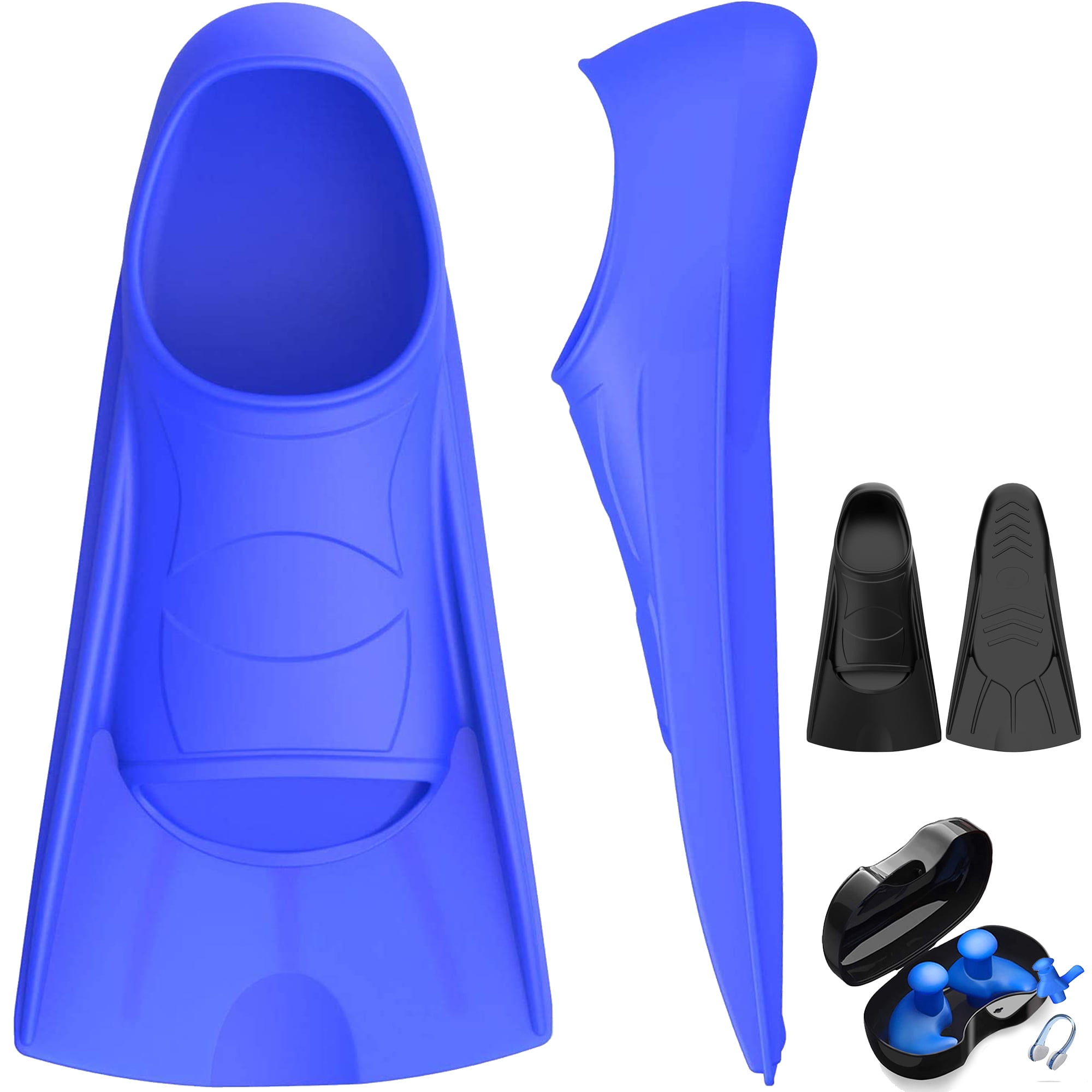 Elbourn Swim Fins Swim Flippers for Lap Swimming,Kids Swimming Fins for Training,Flexible