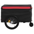 thumbnail image 5 of vidaXL Bike Trailer Black and Red 45 kg Iron, 5 of 5
