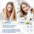 thumbnail image 3 of HIQILI Pure Basil Essential Oil for Cleaning Diffuser Candles Making Massage Body Hair Care 100mL, 3 of 6