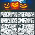 thumbnail image 2 of Juego de 24 plantillas para manualidades de plantilla de Halloween para Zulema Plantillas de Halloween, 2 of 7