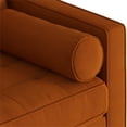 thumbnail image 5 of Pemberly Row Modern / Contemporary Performance Velvet Sofa in Orange, 5 of 5