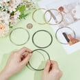 thumbnail image 3 of 6pcs Round Bag Handles 3 Colors Metal Purse Handles 3.3 inch Ring Handbag Handle Decorative Ring Purse Handle Replacement, 3 of 5