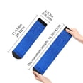 thumbnail image 5 of Bingfone Blue Glitter Design Patterned Men'S Women'S Casual Cotton Socks, 5 of 9