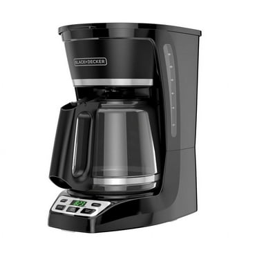 BLACK DECKER 12-Cup* Programmable Coffeemaker, Black, CM1070B-1