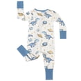 thumbnail image 5 of ATAIKU 3-24M Newborn Baby Zipper Footless Pajamas Bamboo Long Sleeve Footed Sleepers Sleep 'N Play for Infant Toddler Boys - Dinosaurs, 5 of 10