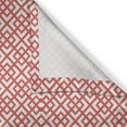thumbnail image 4 of Ambesonne Pink Grommet Curtain Single Panel, Horizontal Image with Diamond, 50"x60", Dark Coral and White, 4 of 5