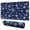 Dark Blue Christmas-2, variant on Long Mouse Pads for Desk,Dark Blue Christmas Pattern Desk Mats on Top Of Desks, Desk Mouse Pad Extra Large with 3mm Non-Slip Base and Stitched Edge for Gaming,Office,Work,Home 31.5x11.8in