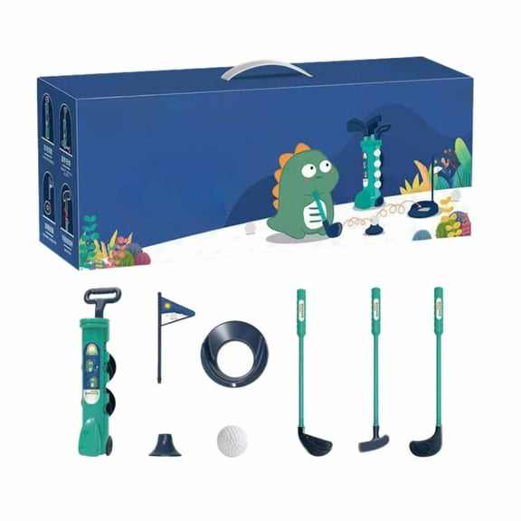 XIANXIAN Plastic Golf Clubs, Educational Golf Toys Sets for Toddlers Kids, Outdoor Indoor Sports Golf Game Toys for Boys Girls, Sturdy, Indoor and Outdoor Golf Toys Gifts