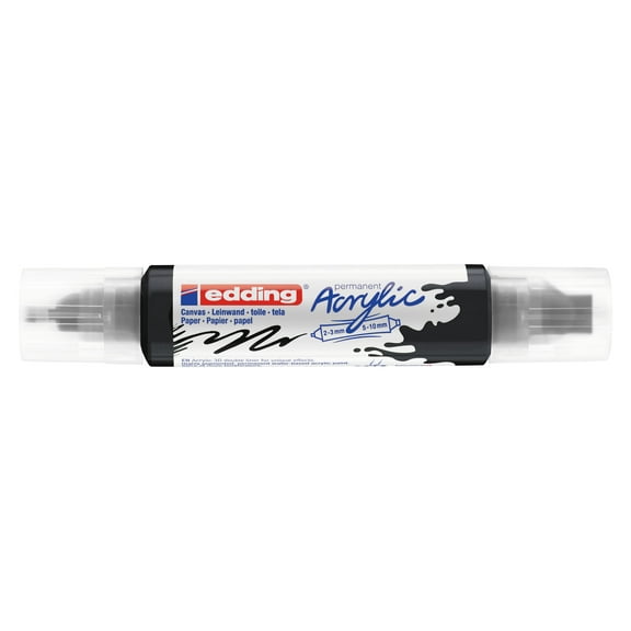 edding 5400 Acrylic 3D Double Liner, Black