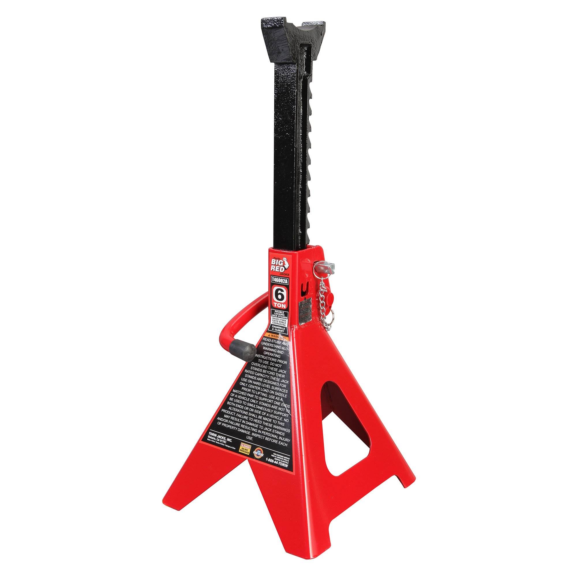 Torin Big Red 6 Ton Capacity Heavy Duty Double Locking Steel Jack Stands, 1 Pair - image 4 of 7