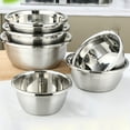 thumbnail image 6 of Stainless Steel Basins,For Kitchen Mixing,Beating,Soup & Washing, 6 of 7