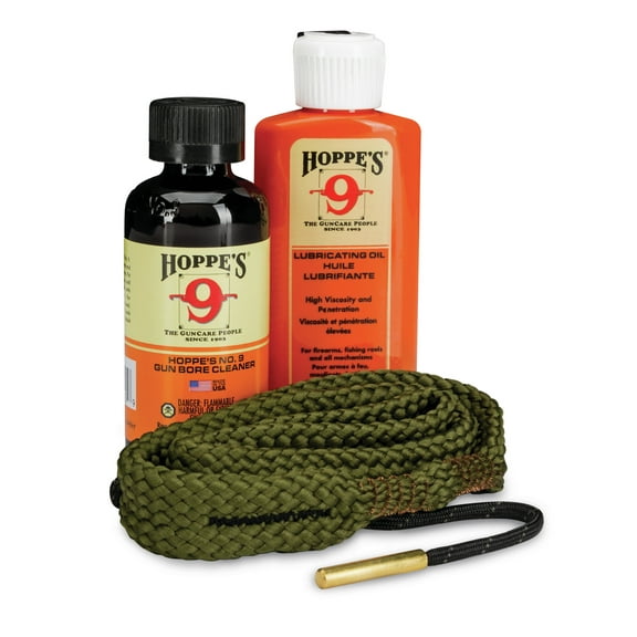 Hoppe's 1-2-3 Done! Boresnake 345 Cal Pistol Cleaning Kit