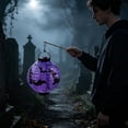 thumbnail image 3 of Cififendec Halloween Paper Lanterns, Light Up Hanging Themed Paper Lantern Props for Night Party Decor and Porch Hanging Ornament, 9.84"×7.87", 3 of 7