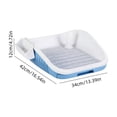 thumbnail image 3 of Dog Potty Toilet Training Tray - Portable Multifunctional Mesh Puppy Training Toilet Pad Holder, with Bafflel for Small Dogs Puppies, Blue, 3 of 6