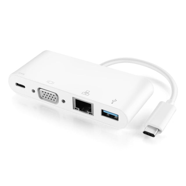 Hub TNP Products Usb-c Tnp Vga Usb 3.0 Gigabit Ethernet Usb-c