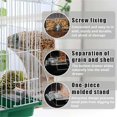 thumbnail image 4 of GQDIN Automatic No Spill Bird Feeder - Transparent Acrylic Parrot Feeder with Anti Spill Design | Mess Free Bird Feeders for Cage or Outdoor Use | Durable and Easy Fill Feeder to Attract Birds, 4 of 8