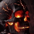 thumbnail image 5 of LáMpara de Mesa con Forma de Calavera, LáMpara Decorativa de Halloween, Luz LED Decorativa, Hecha de Resina, Recargable por USB., 5 of 5