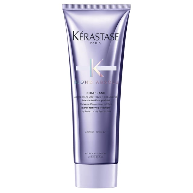 KÉRASTASE Cicaflash | Acondicionador para cabello rubio dañado o sensibilizado, repara e hidrata intensivamente el cabello | Con Ácido hialurónico Y Flor de