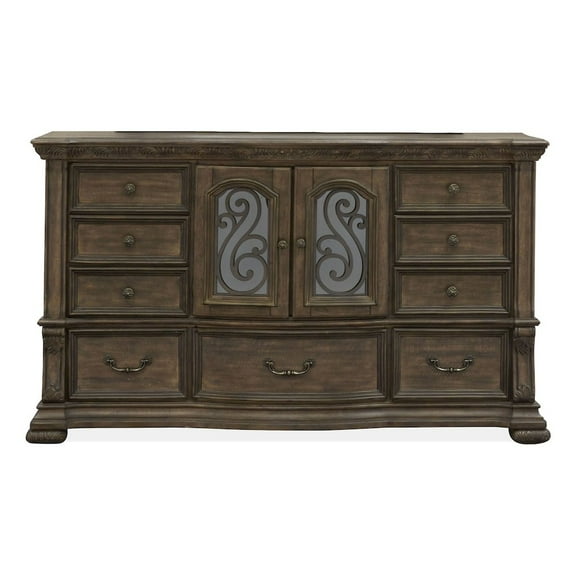 Magnussen Home Durango Willadeene Brown Drawer Dresser