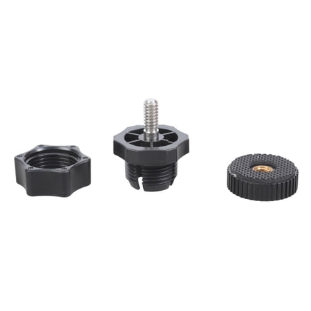 MANNYA 17mm Ball Mount Converter 1/4-20 Male Threaded Screw Adapter for Camera Stands Lightweight Design