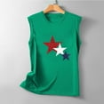 thumbnail image 4 of 4th of July Tank Tops for Women Star Print American Flag T-Shirt Casual Sleeveless 2024 Summer Patriotic Tee Shirts, 4 of 5