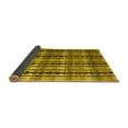 thumbnail image 2 of Ahgly Company Indoor Round Abstract Yellow Modern Area Rugs, 8' Round, 2 of 4