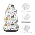 thumbnail image 4 of Wukai Colorful Poodle Dog Full Set Car Seat Covers with Soft Padding Universal Auto Front Seats Protector and Cushion Mat, 4 of 5