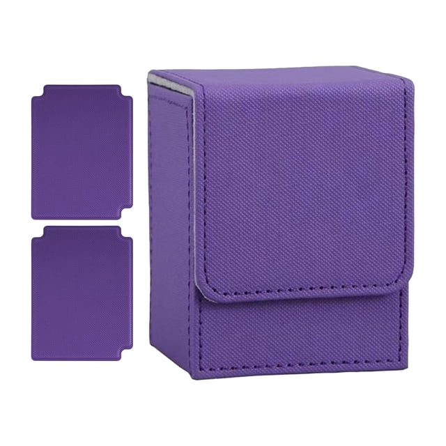 Estuche para de cartas coleccionables Estuche para cartas de béisbol Estuche para cartas Álbum para cartas Violeta