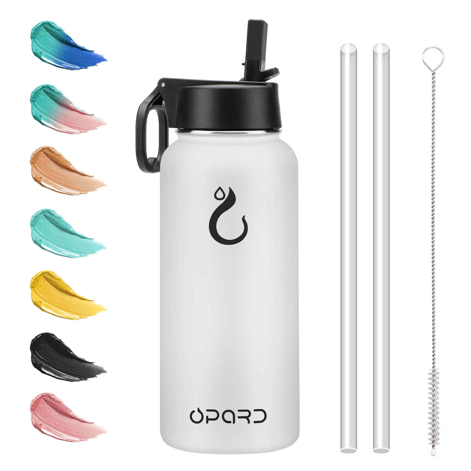 Opard Stainless Steel Water Bottle, 32 oz Vacuum Insulated Double
