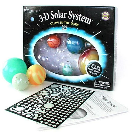 Glow-in-the-Dark, 3-D Solar System