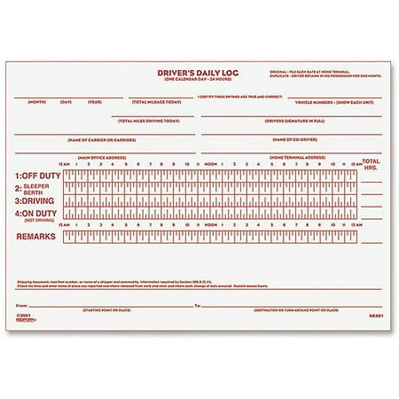 Cdl Drivers Log Book Instruction Cdl Drivers Log Book Instruction